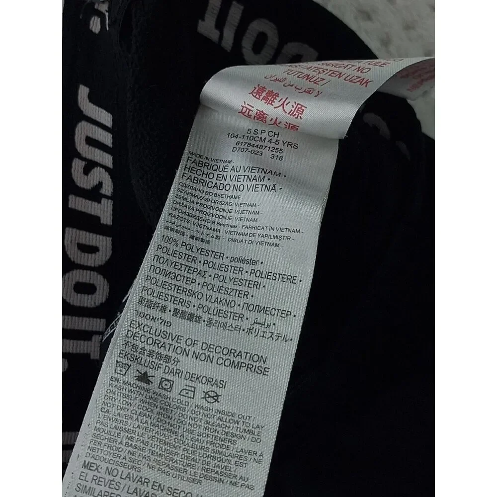Nike Dri-Fit Therma Youth 4/5 Small Black Athletic Sweatpants